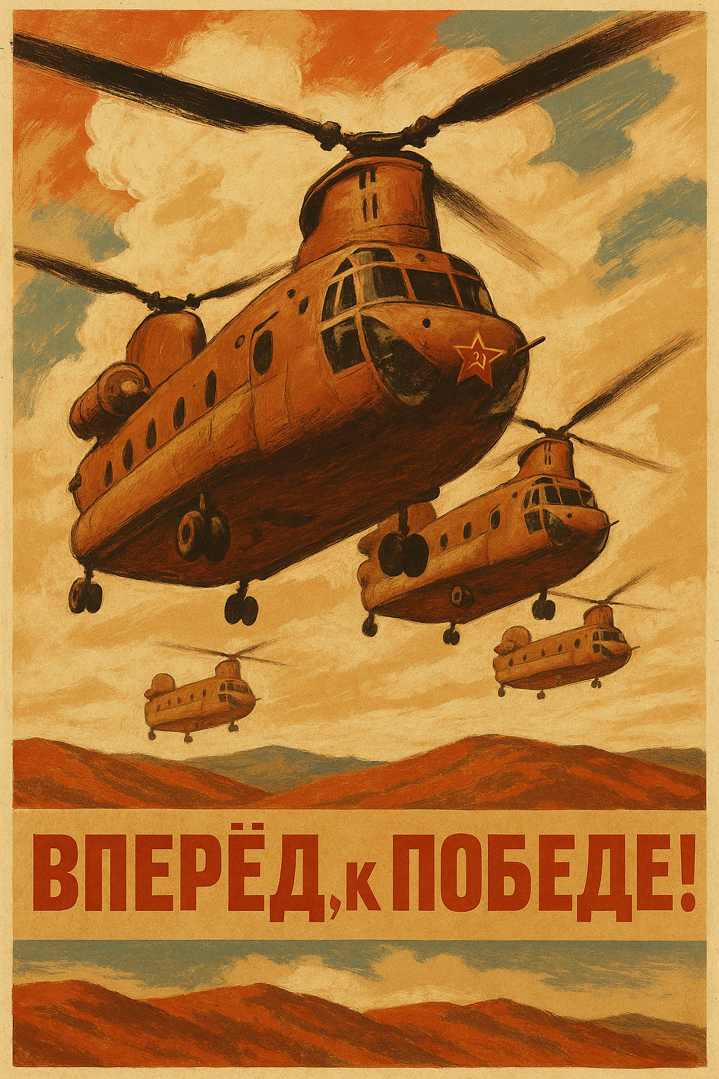 If all DCS Helicopters…were World War 2 Posters