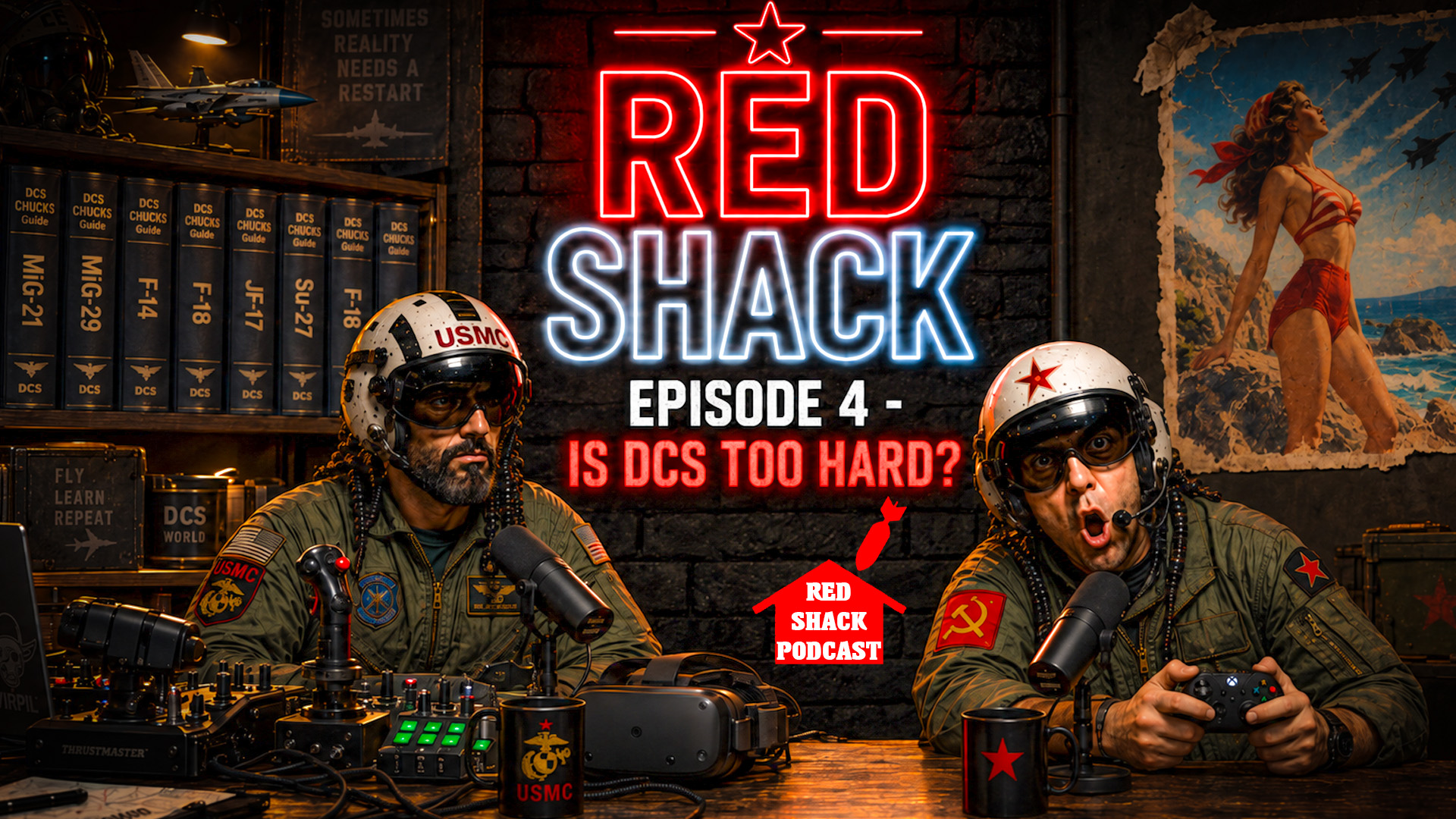 DCS World Podcast: Best way to learn, and is DCS Too Hard? | Red Shack EP4